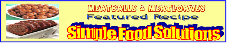 meatballs and meatloves recipes