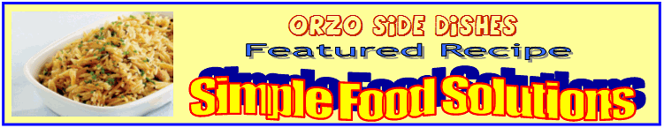 orzo side dish recipes