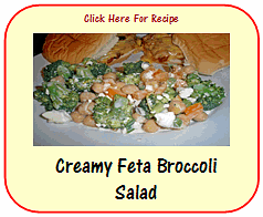 creamy feta broccoli salad recipe