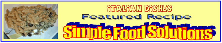 italian dishes header