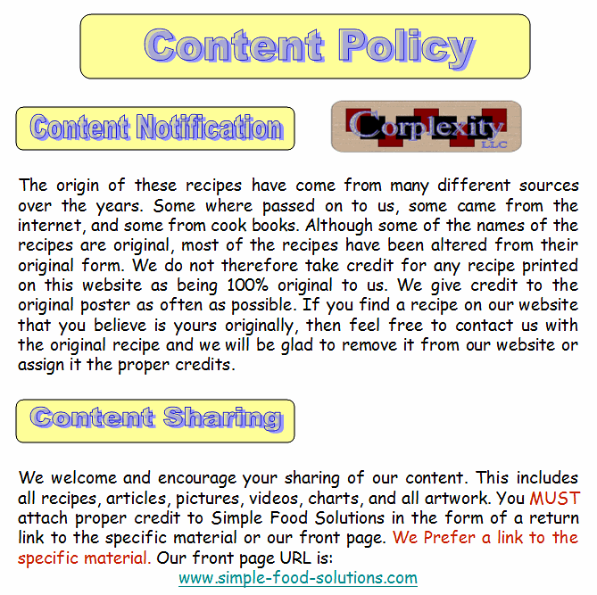 SFS content policy