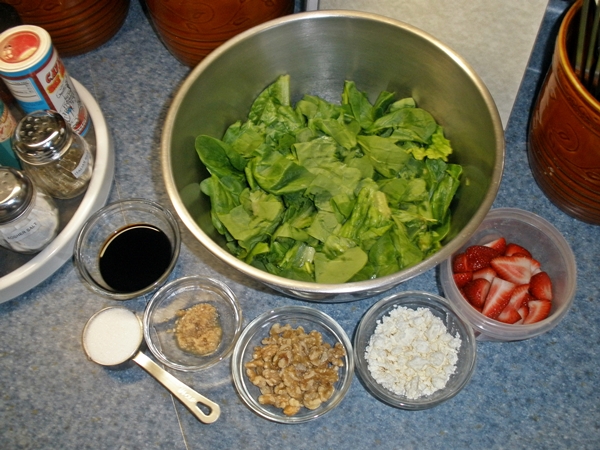 Feta and Strawberry Salad recipe