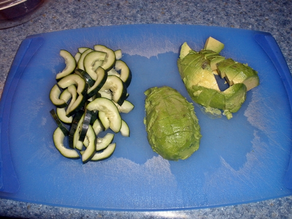 Cucumber Avocado Salad recipe