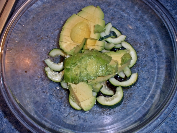 Cucumber Avocado Salad recipe
