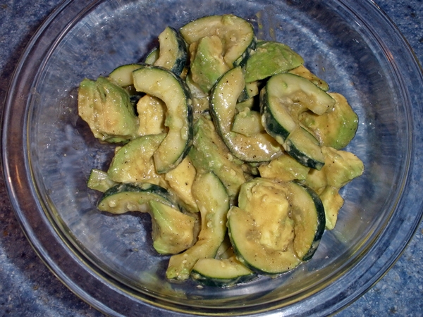 Cucumber Avocado Salad recipe