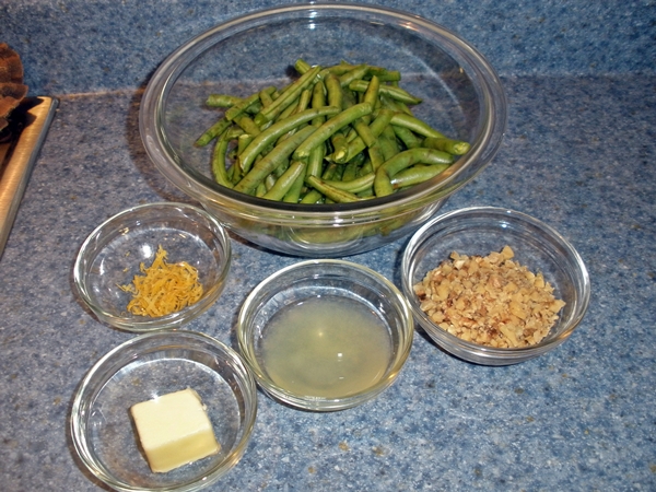 Lemon & Walnut Green Beans recipe