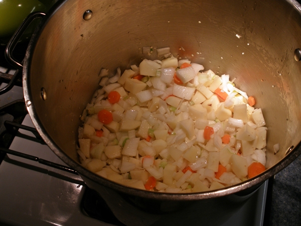 Smokey Potato, Onion, & Ham Cheese Soup recipe