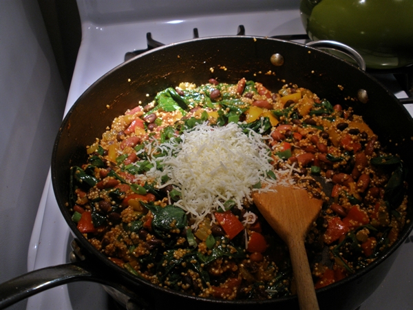 Quinoa and Bean Pilaf recipe