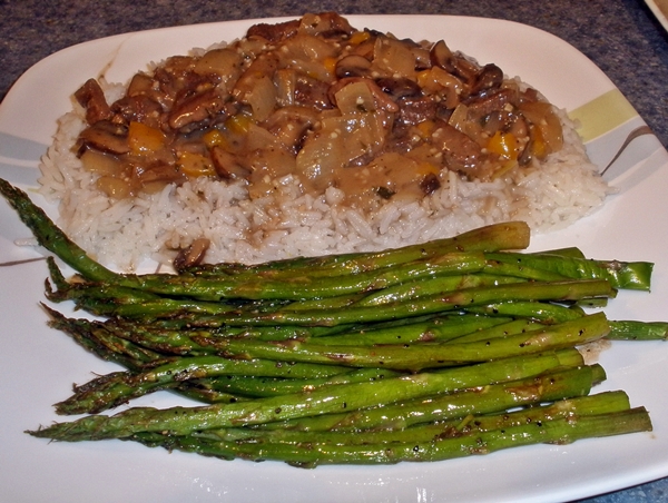 Baked Asparagus with Balsamic Butter Sauce recipe