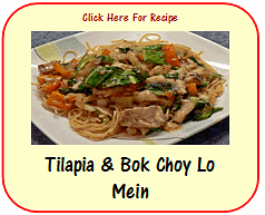 Talapia & Bok Choy Lo Mein recipe