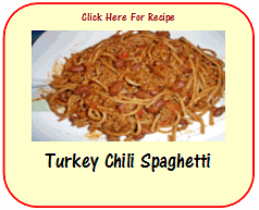 turkey chili spaghetti recipe