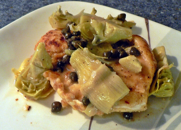 chicken picata with artichokes recipe 