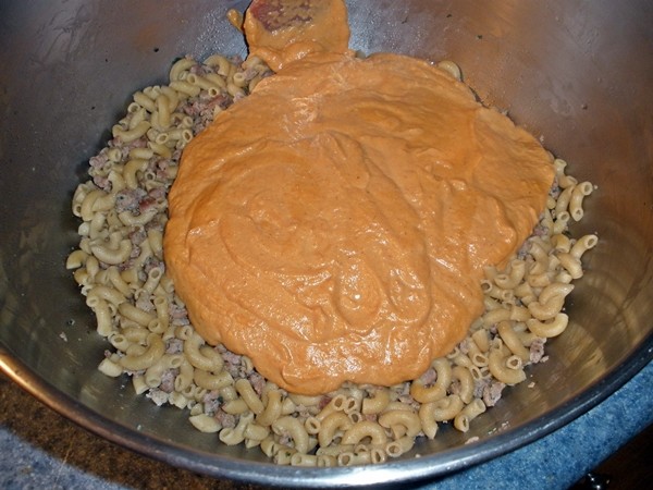 Baked Pumpkin & Sausage Macaroni recipe