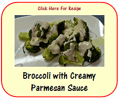 broccoli with creamy parmesan sauce recipe