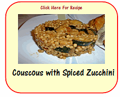 couscous with spiced zucchini recipe