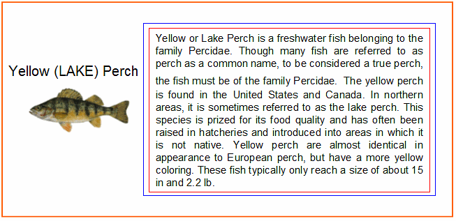 lake perch info