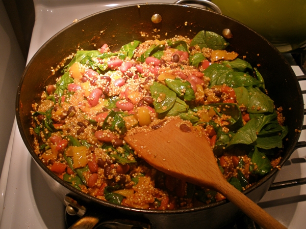 Quinoa and Bean Pilaf - simple-food-solutions.com